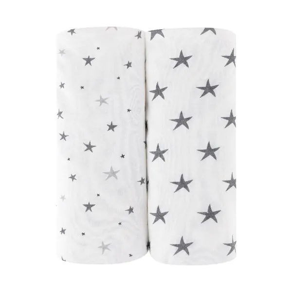 Ely's & Co. Waterproof Crib Sheet - 2 Pack