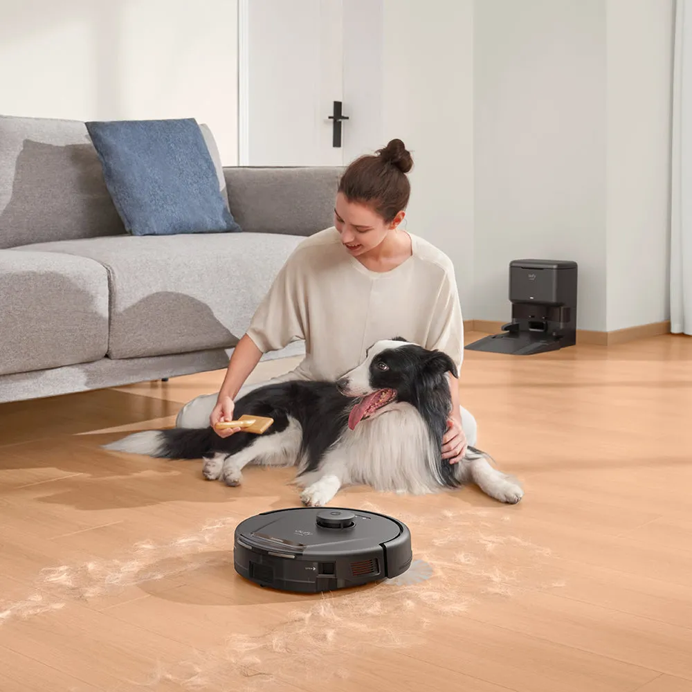 Eufy L60 Hybrid Robot Vacuum Cleaner - Black | T2268V11