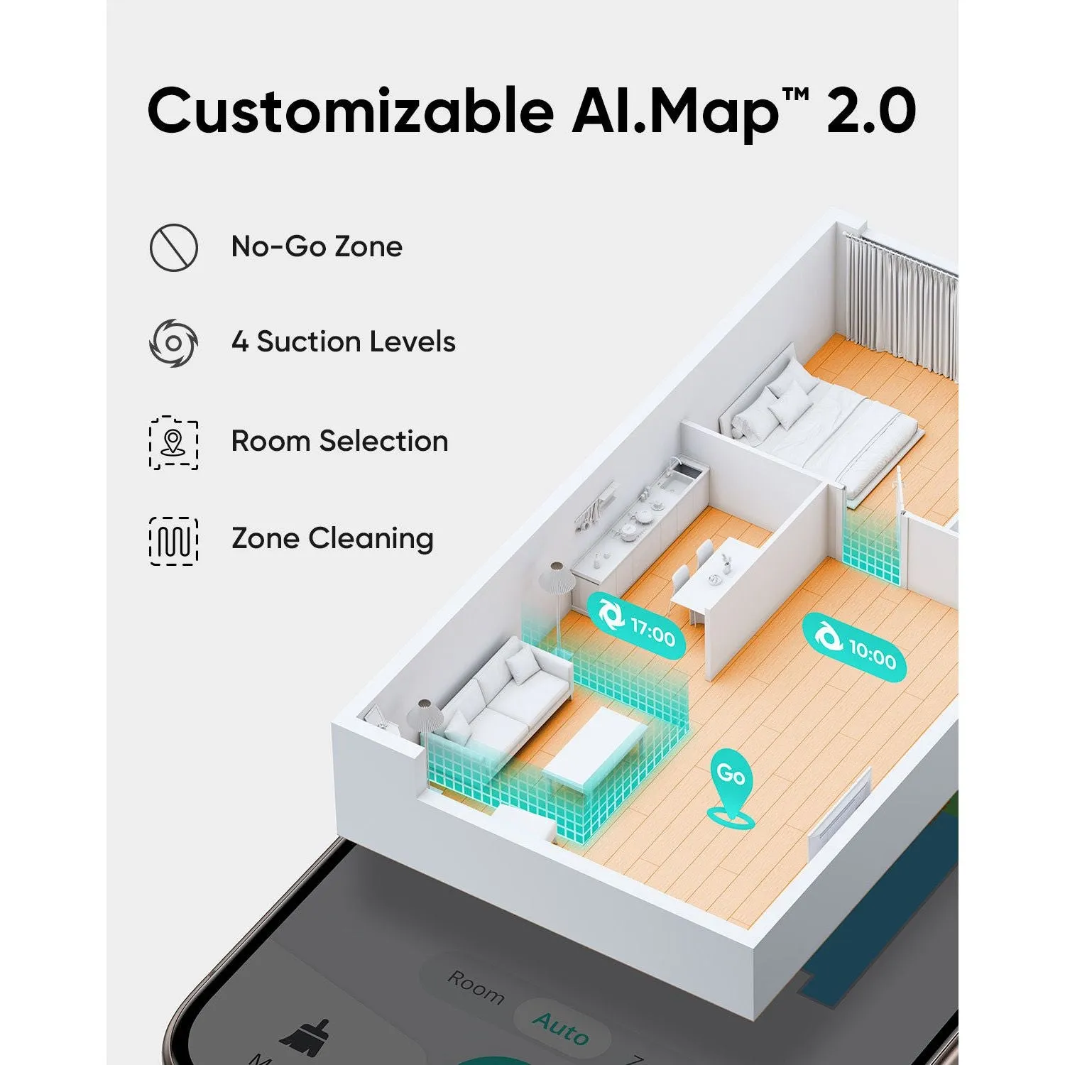 Eufy L60 Hybrid Robot Vacuum Cleaner - Black | T2268V11