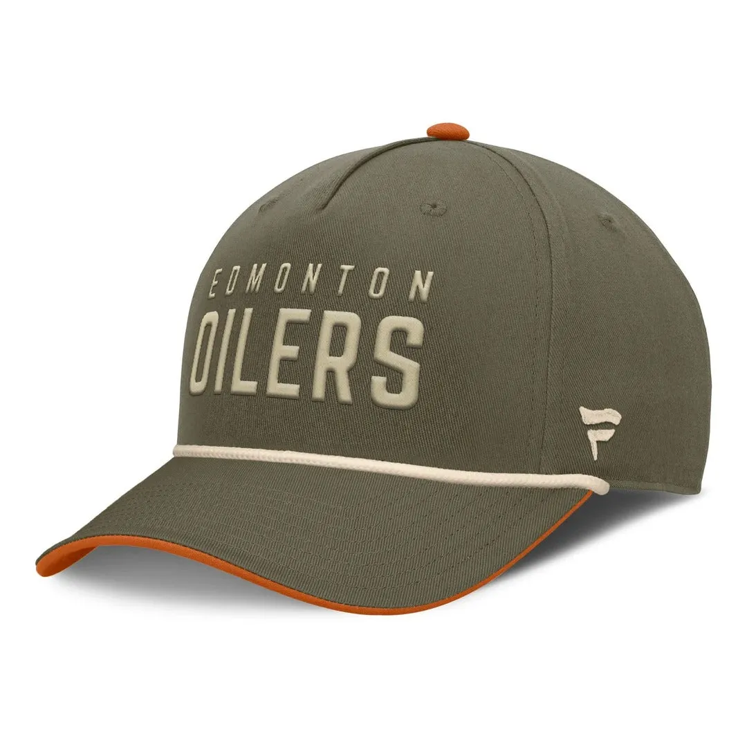 Fanatics Men's NHL Edmonton Oilers 2024 Harvester Trucker Cap