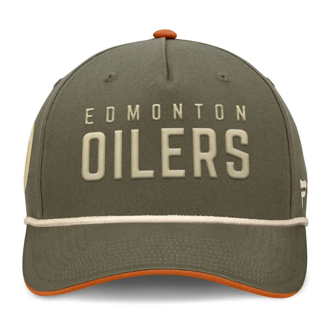 Fanatics Men's NHL Edmonton Oilers 2024 Harvester Trucker Cap