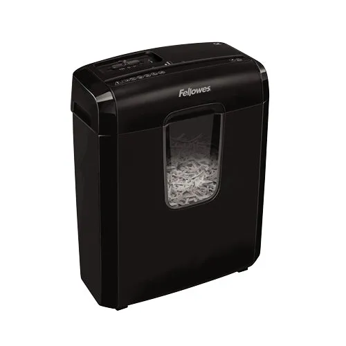 Fellowes Powershred 6C Paper Shredder Cross Shredding 22 Cm Black