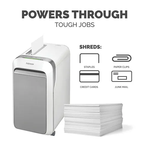 Fellowes Powershred LX220 White Micro-Cut Shredder Level 3/P-4