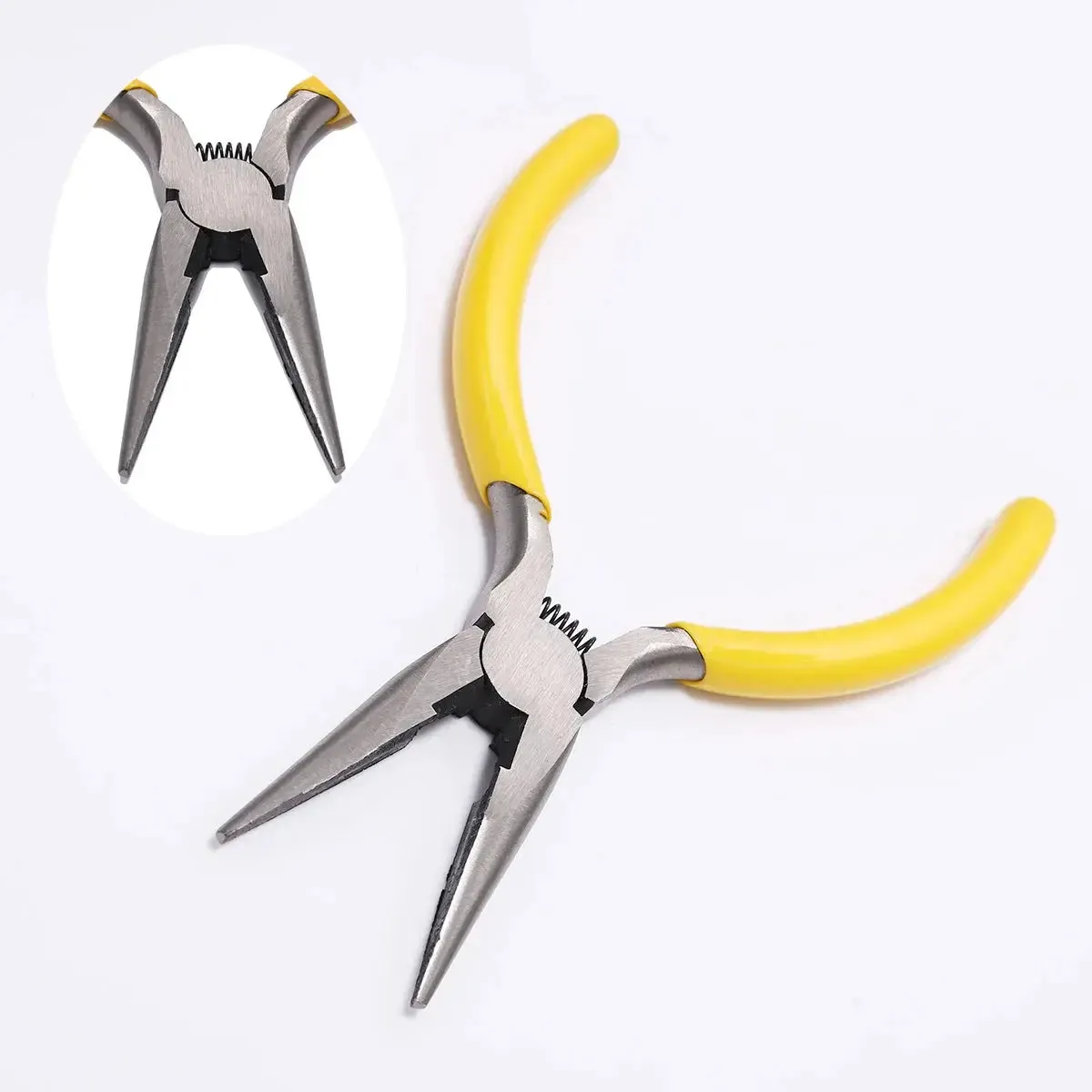 Ferronickel Carbon-Hardened Steel Round Nose End Cutting Jewelry Pliers Tools DIY Equipment Pliers Fit Handcraft Beadwork Repair