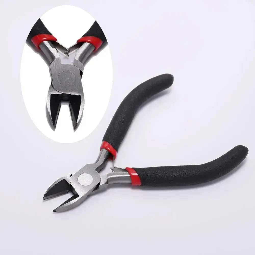 Ferronickel Carbon-Hardened Steel Round Nose End Cutting Jewelry Pliers Tools DIY Equipment Pliers Fit Handcraft Beadwork Repair