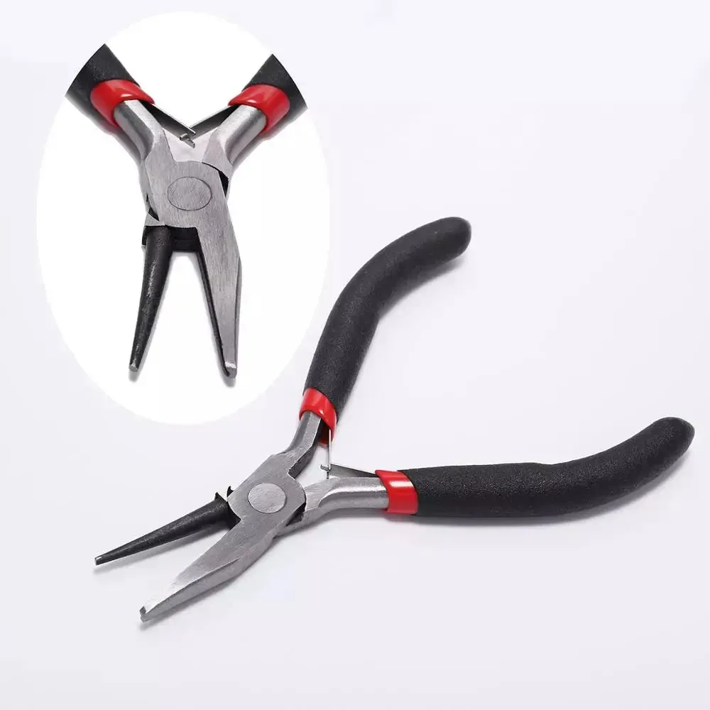 Ferronickel Carbon-Hardened Steel Round Nose End Cutting Jewelry Pliers Tools DIY Equipment Pliers Fit Handcraft Beadwork Repair