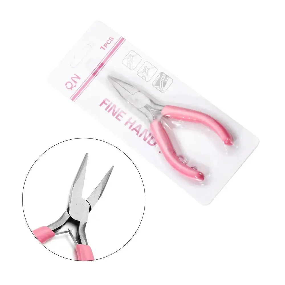 Ferronickel Carbon-Hardened Steel Round Nose End Cutting Jewelry Pliers Tools DIY Equipment Pliers Fit Handcraft Beadwork Repair