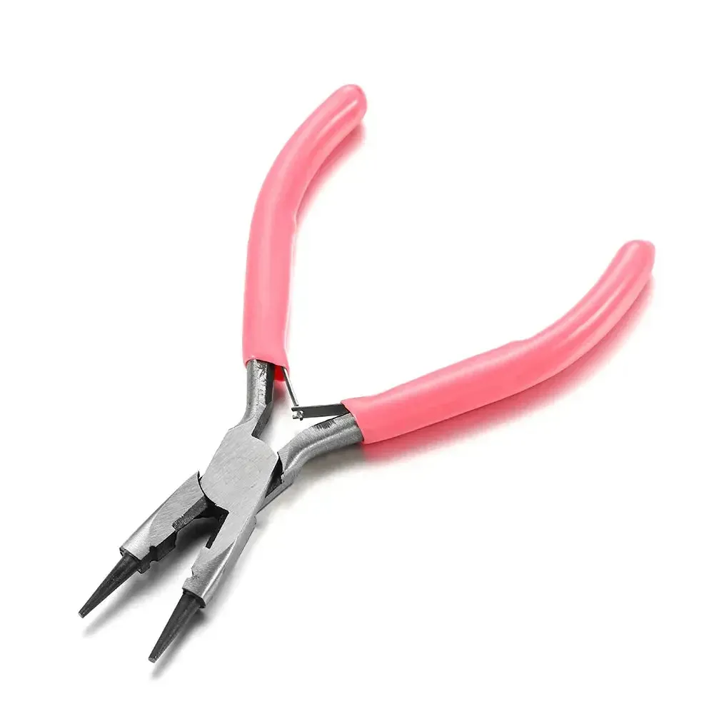 Ferronickel Carbon-Hardened Steel Round Nose End Cutting Jewelry Pliers Tools DIY Equipment Pliers Fit Handcraft Beadwork Repair