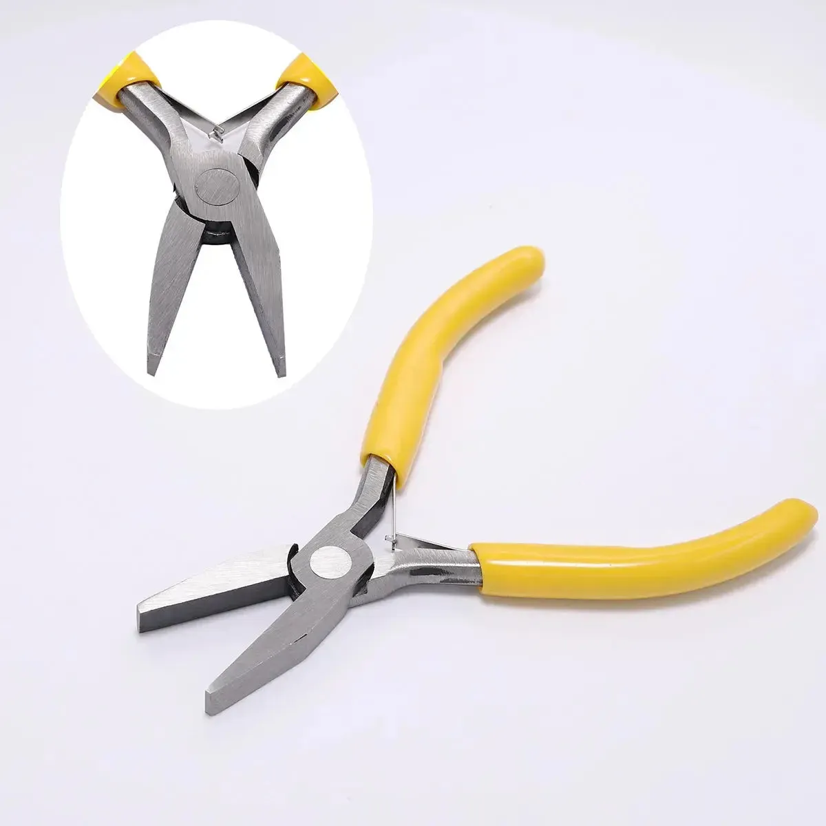 Ferronickel Carbon-Hardened Steel Round Nose End Cutting Jewelry Pliers Tools DIY Equipment Pliers Fit Handcraft Beadwork Repair