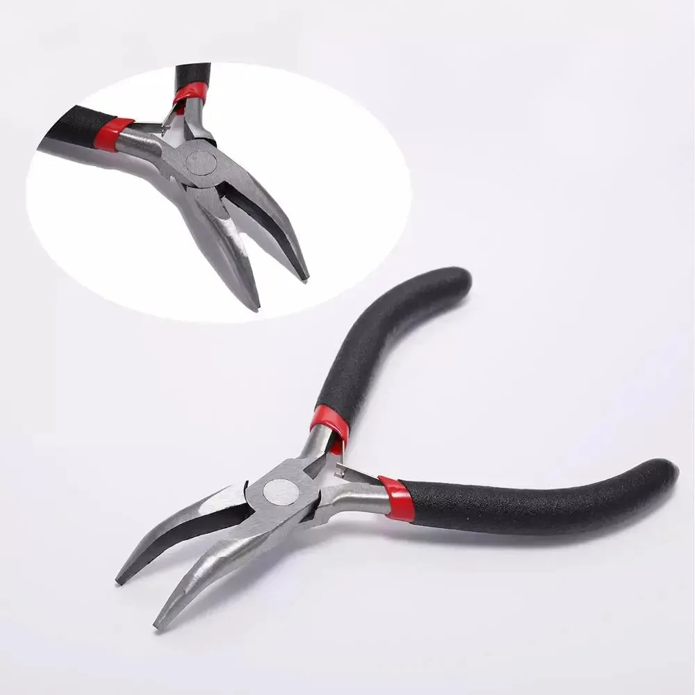 Ferronickel Carbon-Hardened Steel Round Nose End Cutting Jewelry Pliers Tools DIY Equipment Pliers Fit Handcraft Beadwork Repair