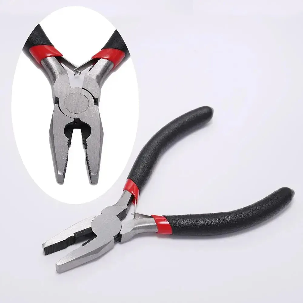 Ferronickel Carbon-Hardened Steel Round Nose End Cutting Jewelry Pliers Tools DIY Equipment Pliers Fit Handcraft Beadwork Repair