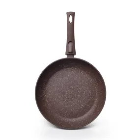 Fissman Frying Pan With Detachable 4 Layered Platinum Coated Non Stick Handle Brown 28x5.4cm