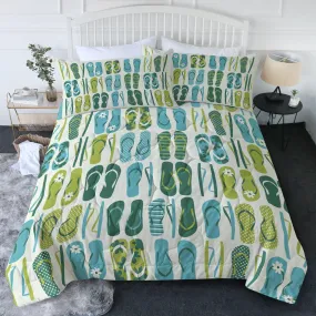 Flip Flops Frenzy Comforter Set