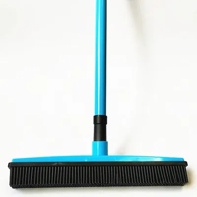 Floor Hair broom Dust Scraper  & Pet rubber Brush Carpet carpet cleaner Sweeper