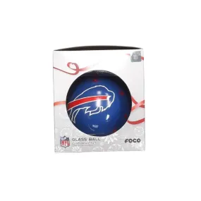 FOCO NFL Buffalo Bills Glass Ball Ornament