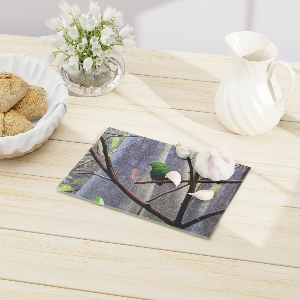 Green Bird Cutting Board