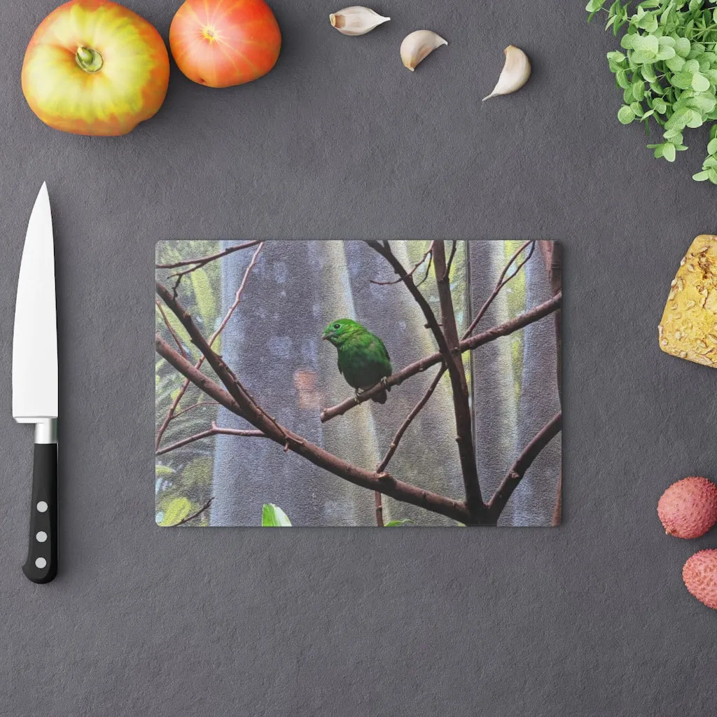 Green Bird Cutting Board