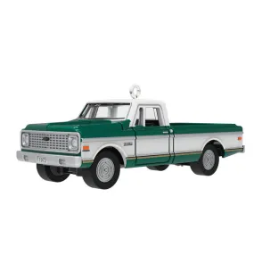 Hallmark 2024 Mini Lil' American Trucks 1972 Chevrolet® Cheyenne™ Super Metal Ornament, 0.67"