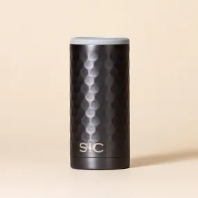 Hammered Gunmetal Slim Can Cooler