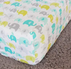 Happy Jumbo- Baby Crib Sheet