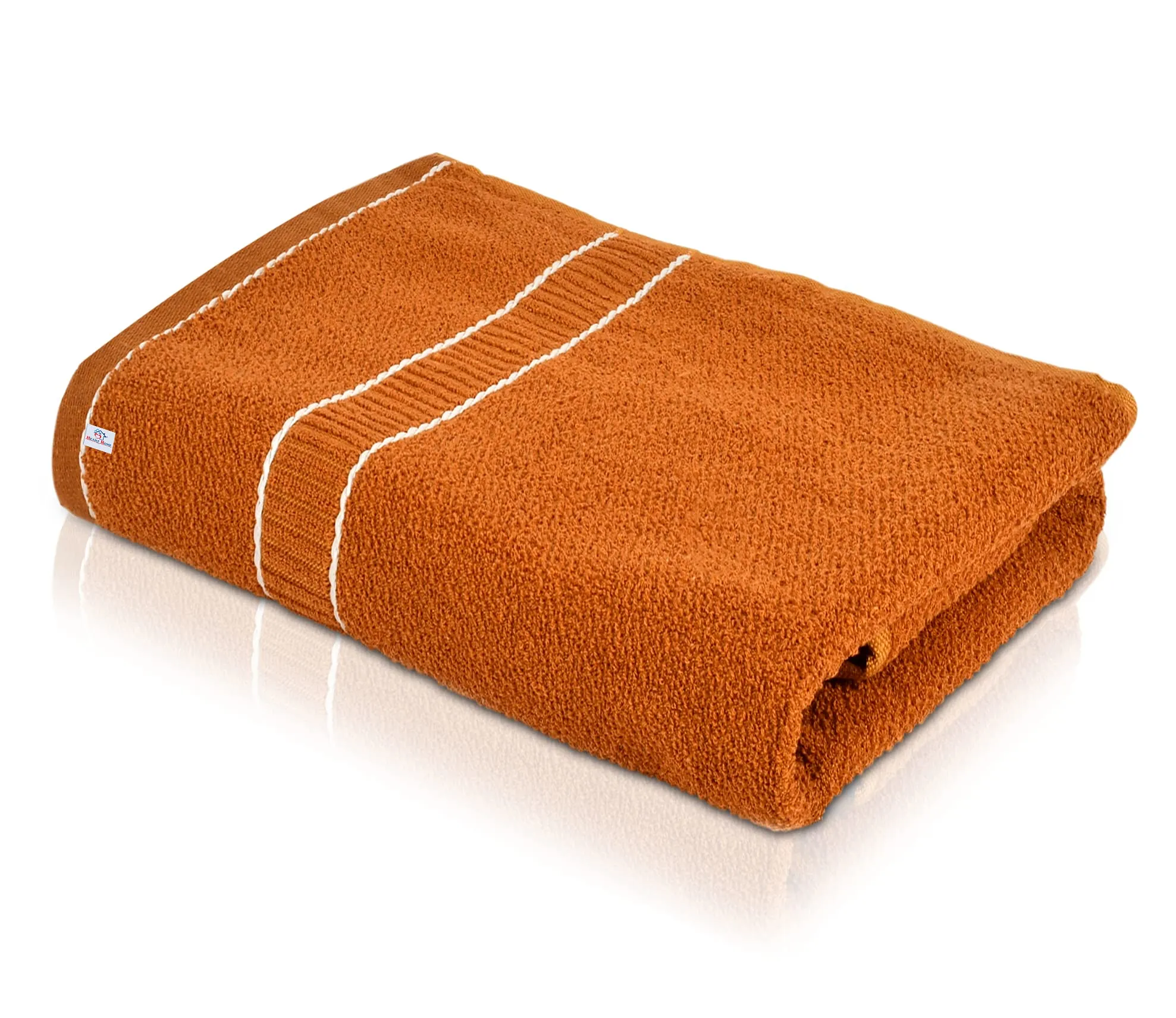 Heart Home Premium Design Luxurious, Soft Cotton Bath Towel, 30"x60"(Light Brown)-HS_38_HEARTH21373