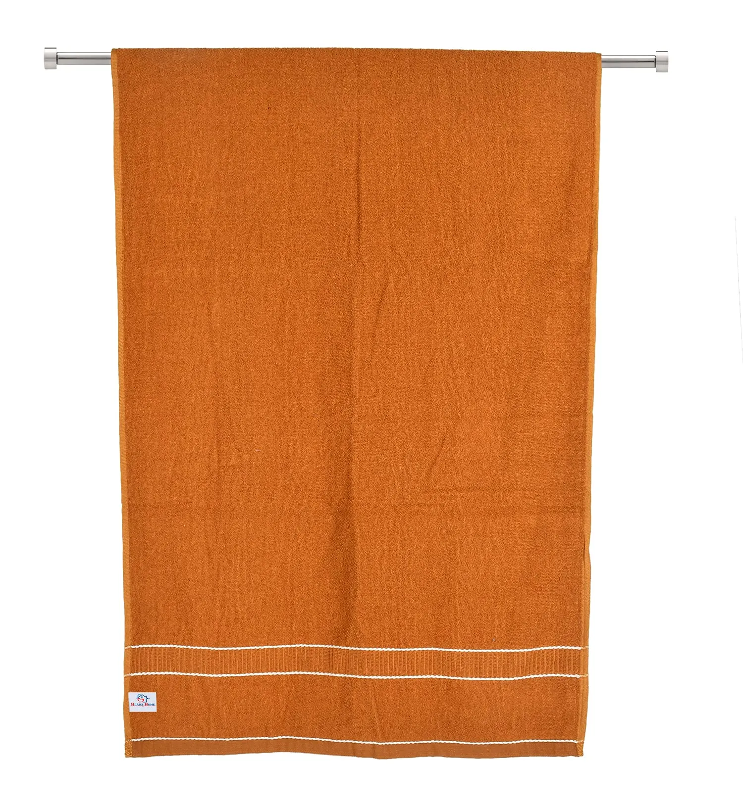 Heart Home Premium Design Luxurious, Soft Cotton Bath Towel, 30"x60"(Light Brown)-HS_38_HEARTH21373