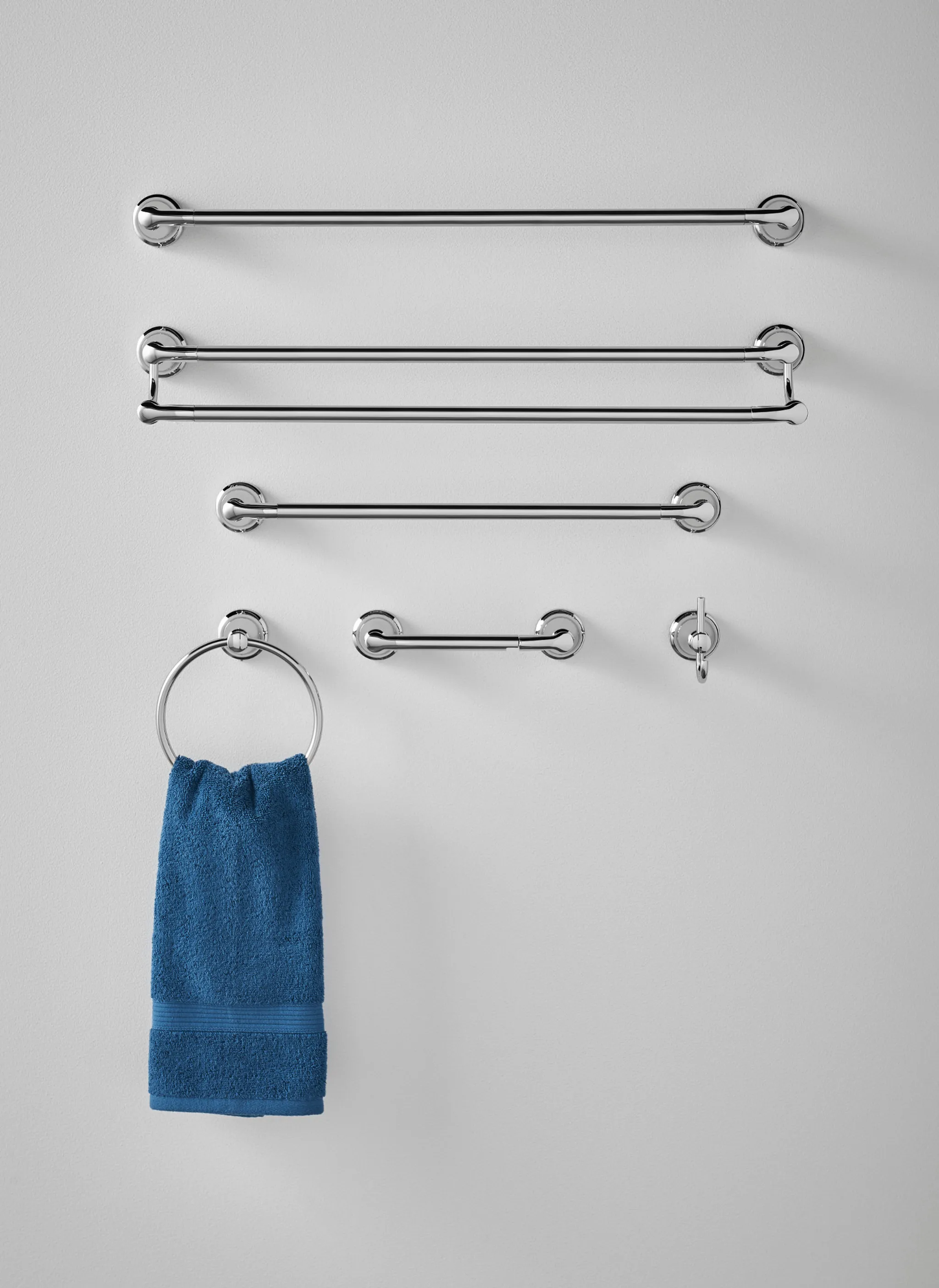 Hilliard Chrome 24" Towel Bar