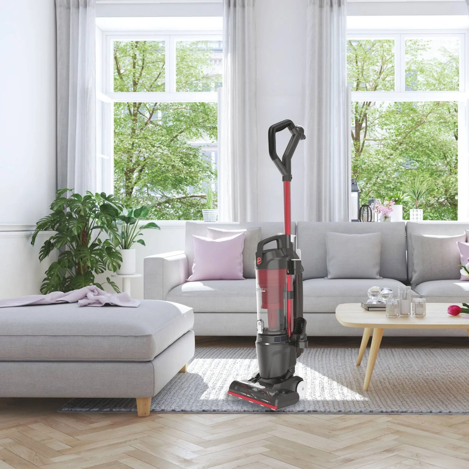 Hoover Upright Vacuum Cleaner, Red - Upright 300