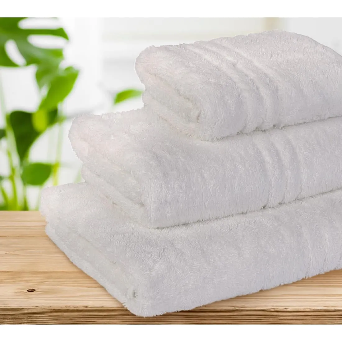 HP389 EcoKnit Bath Towel White, 650gsm