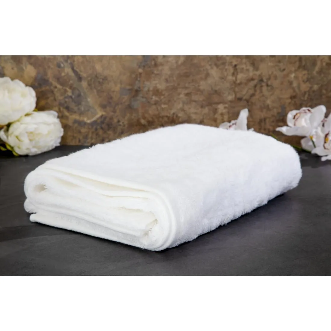 HP389 EcoKnit Bath Towel White, 650gsm