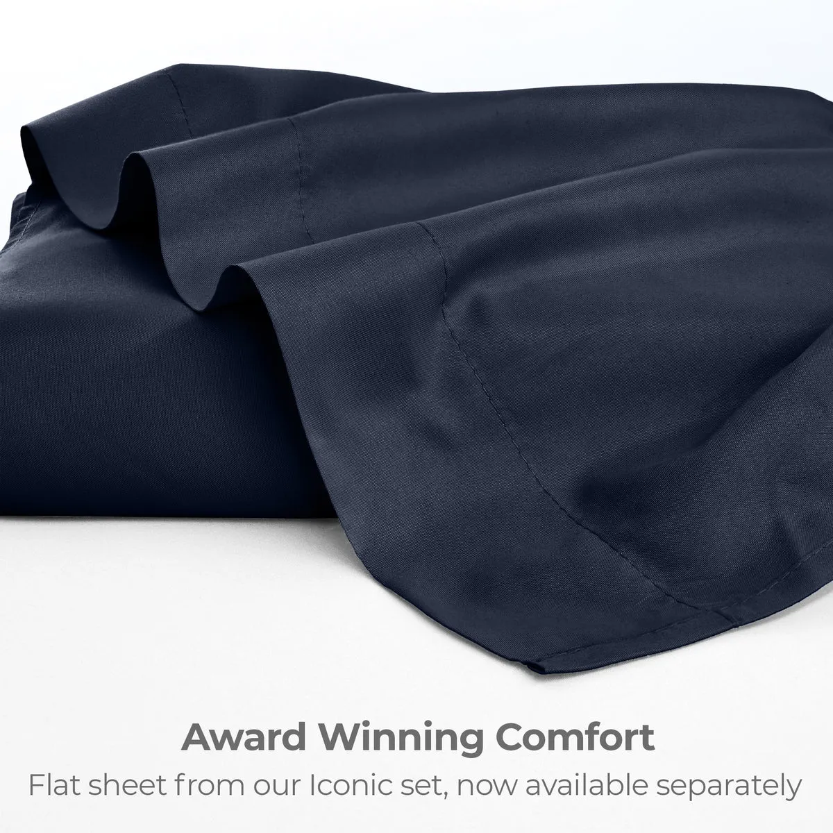 Iconic Microfiber Flat Sheet (Dark Colors)