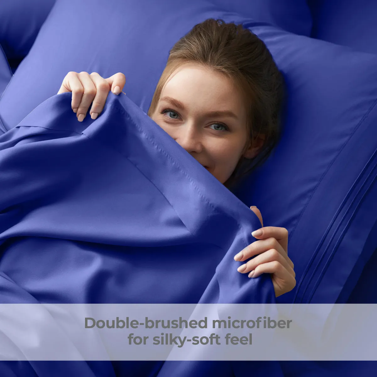 Iconic Microfiber Flat Sheet (Dark Colors)