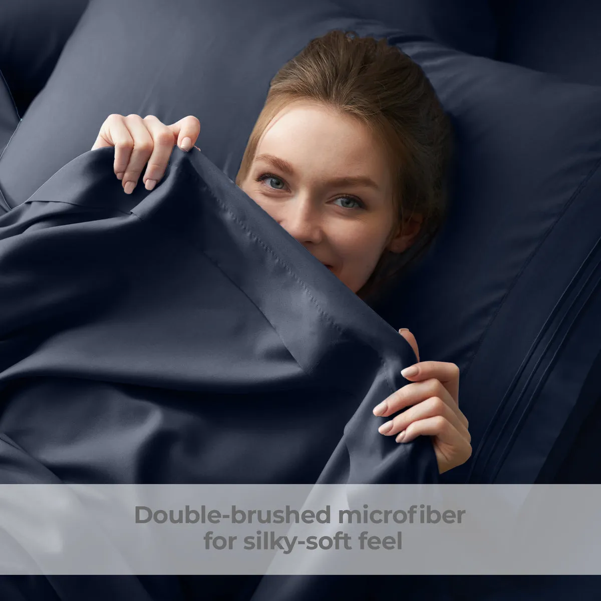 Iconic Microfiber Flat Sheet (Dark Colors)