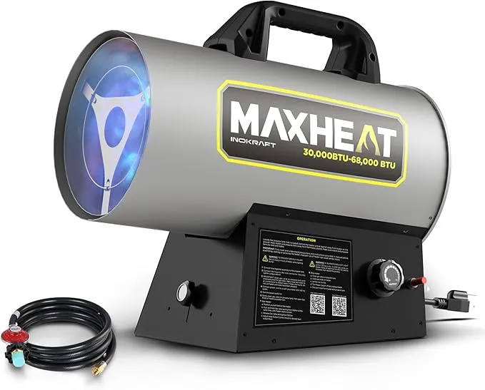 InoKraft MAXHEAT Forced Air Propane Portable Heater