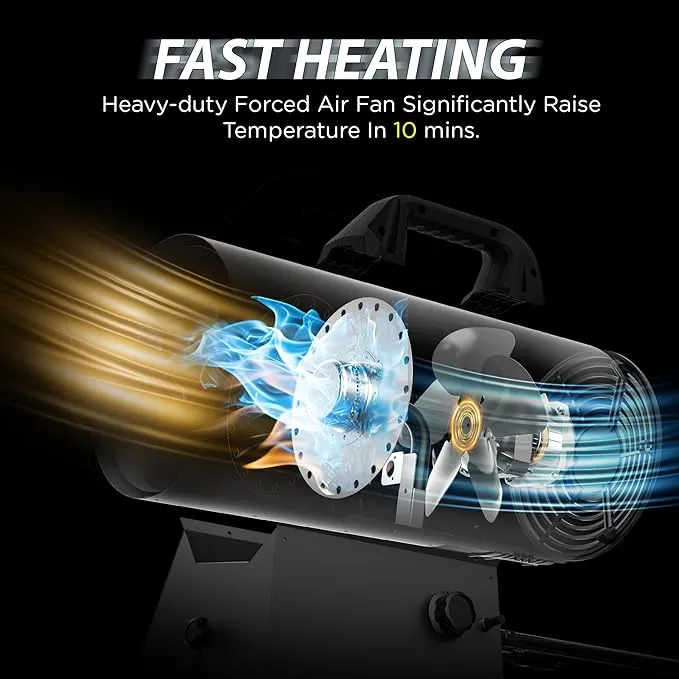 InoKraft MAXHEAT Forced Air Propane Portable Heater