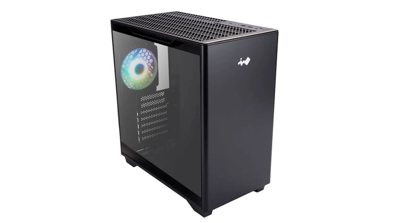 InWin A5 Black 黑色 Tempered Glass ATX Case IW-CS-A5BLK-1AM120S