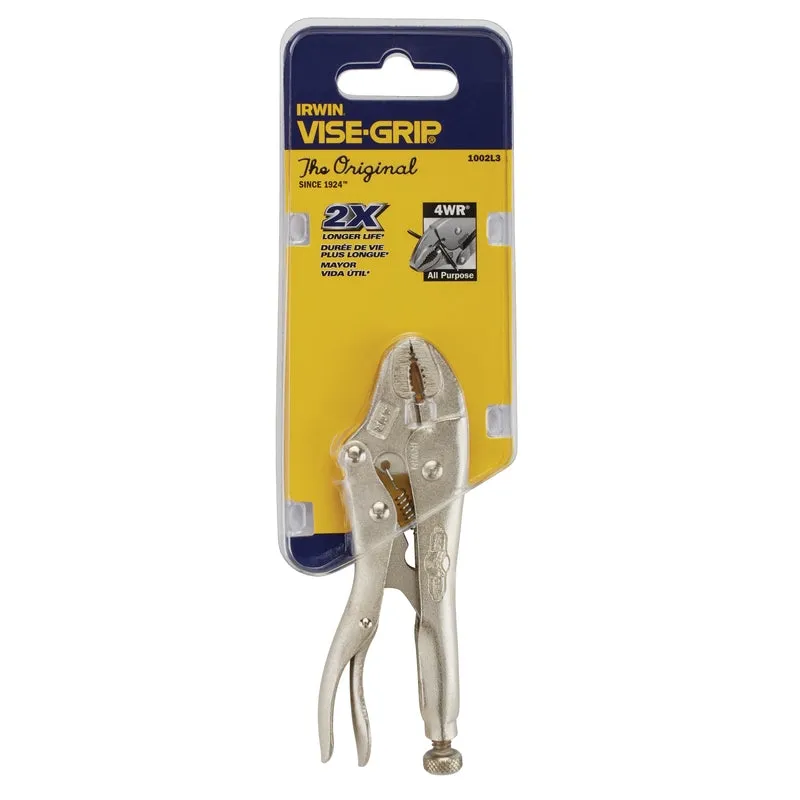 Irwin Vise-Grip 4 in. Alloy Steel Curved Pliers