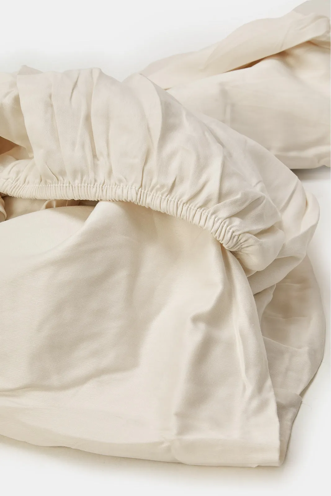 Ivory Cotton Fitted Sheet
(Single Size)