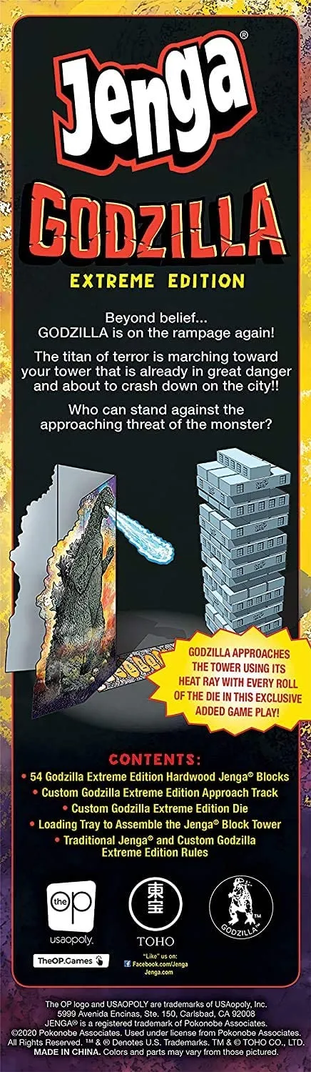 Jenga Godzilla Movie Extreme Edition