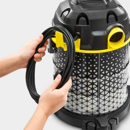 Karcher Drum vacuum Cleaner Offers Variably, 2200Watts, Adjustable Suction Power, Yellow