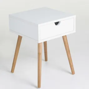 Kelly 1 Drawer Pedestal (White)