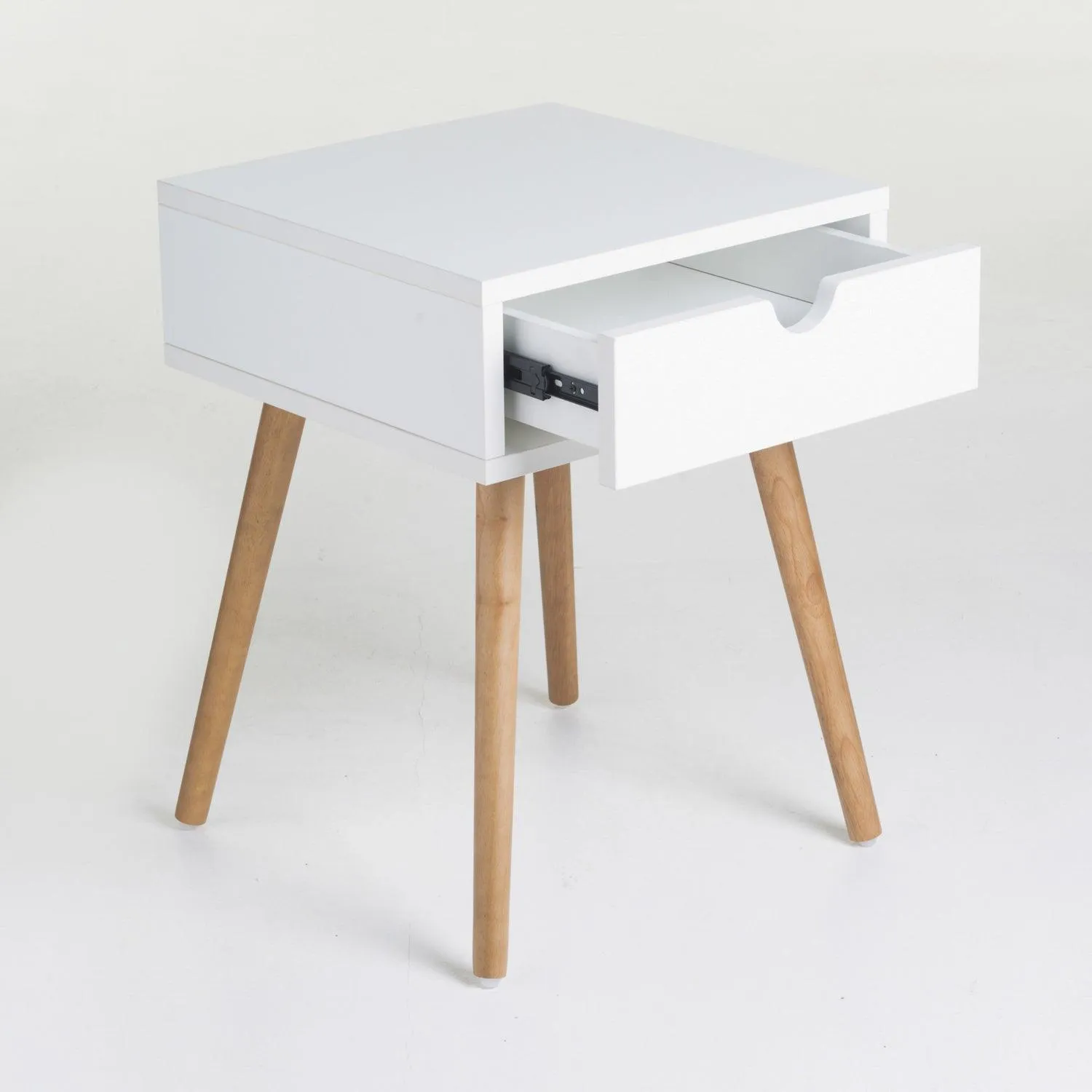 Kelly 1 Drawer Pedestal (White)