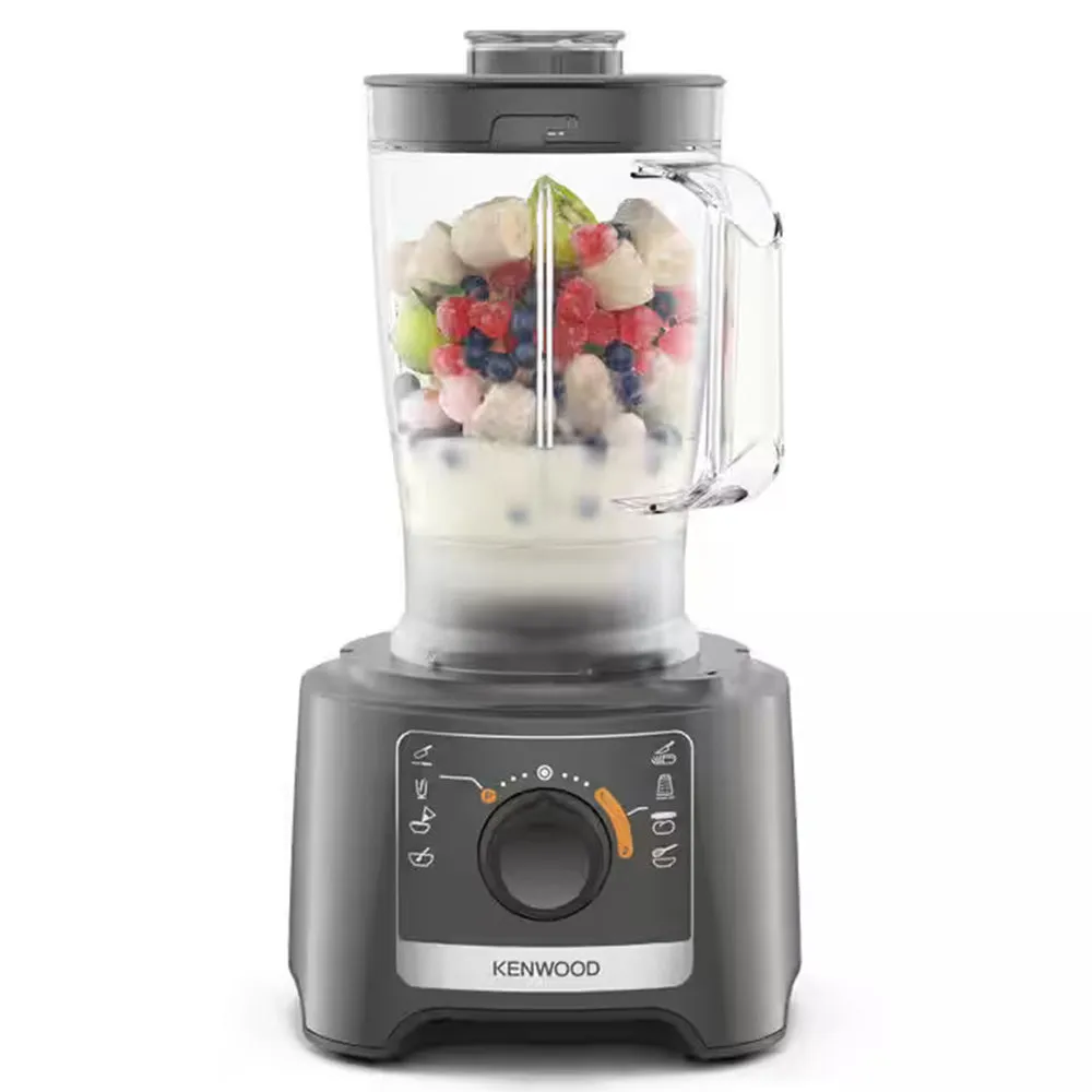 Kenwood Multipro Compact 2.1/1.2L 800W Food Processor & Blender - Slate Grey | FDP31.170GY