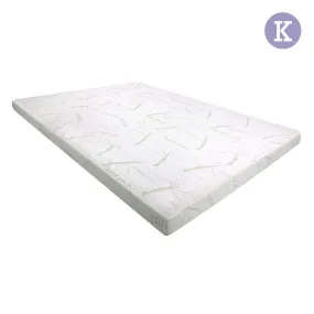 King Size 8cm Cool Gel Memory Foam Mattress Topper