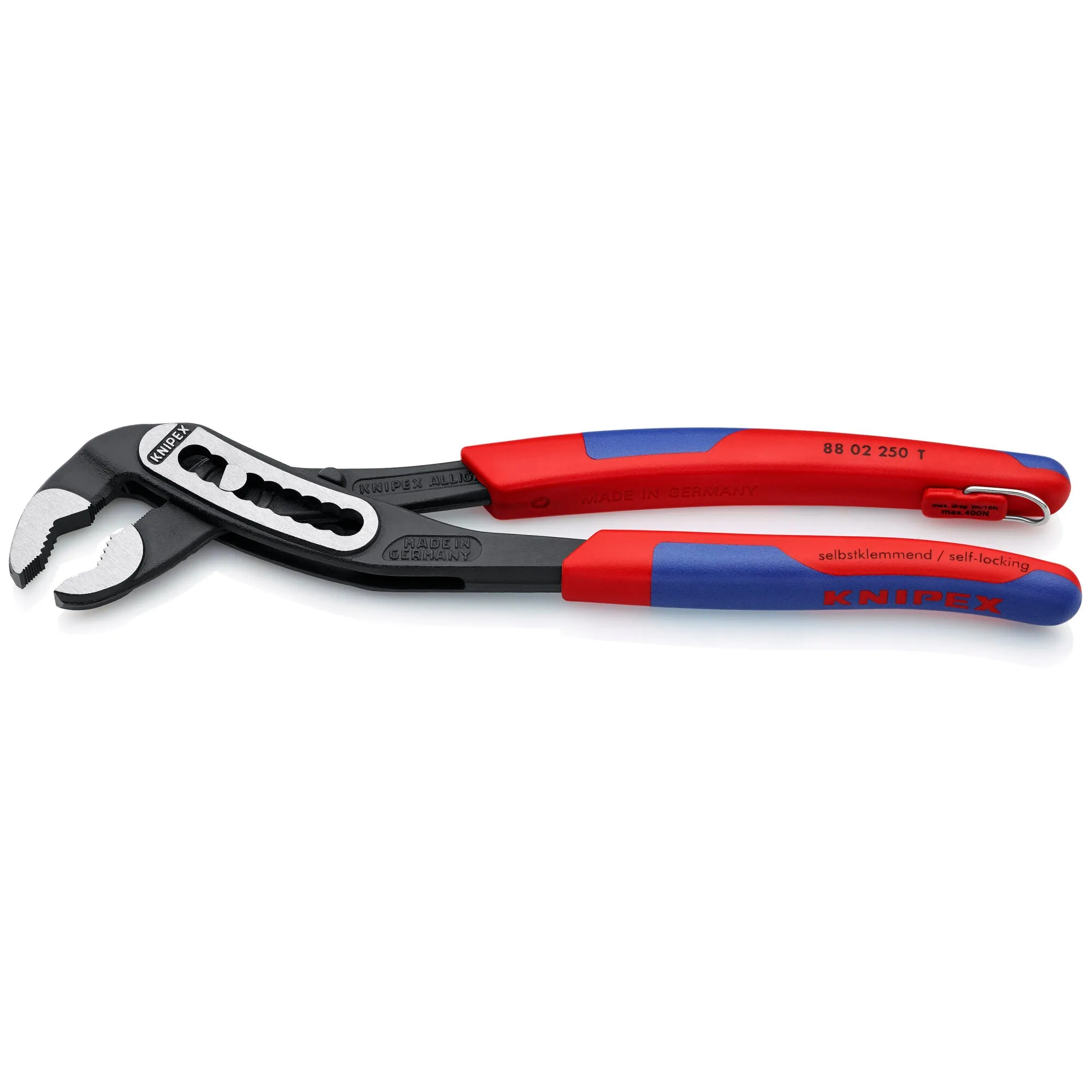 Knipex 88 02 250 T BKA 10" Alligator® Water Pump Pliers-Tethered Attachment