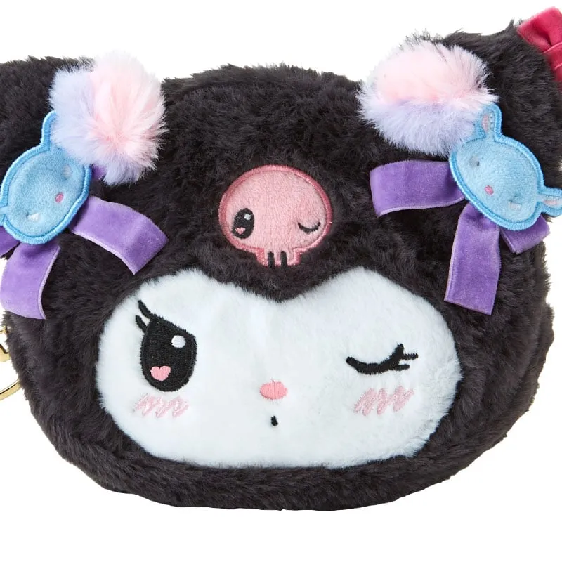 Kuromi Plush Zipper Pouch (Slumber Room Series)