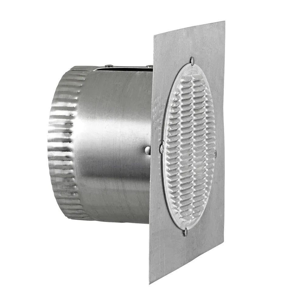 Lambro 141 Aluminum Bathroom Fan Eave Vent, 3"