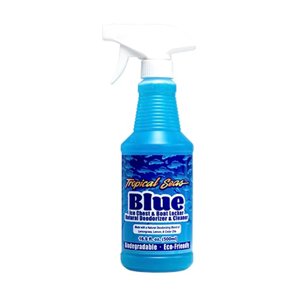 Land Shark Tropical Seas Blue Ice Chest Deodorizer and Cleaner 16oz