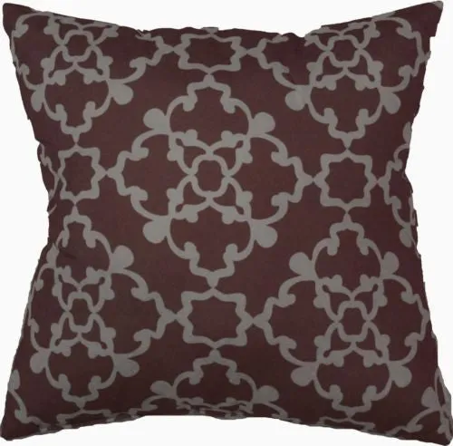 Lattice Pattern Decorative Throw Pillow, 18"x18", 2 Pack