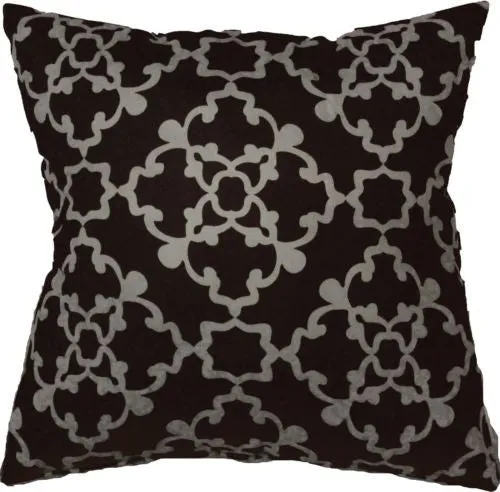 Lattice Pattern Decorative Throw Pillow, 18"x18", 2 Pack